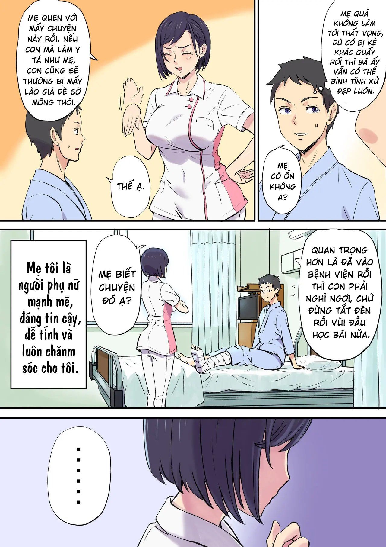 đọc truyện Tonari No Bed De Netorareru Kangoshi Jukubo Chương 1 ảnh 8 tại Giả Dược