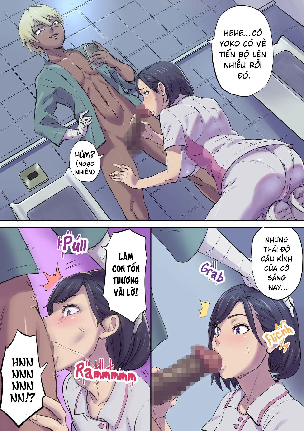 đọc truyện Tonari No Bed De Netorareru Kangoshi Jukubo Chương 1 ảnh 10 tại Giả Dược