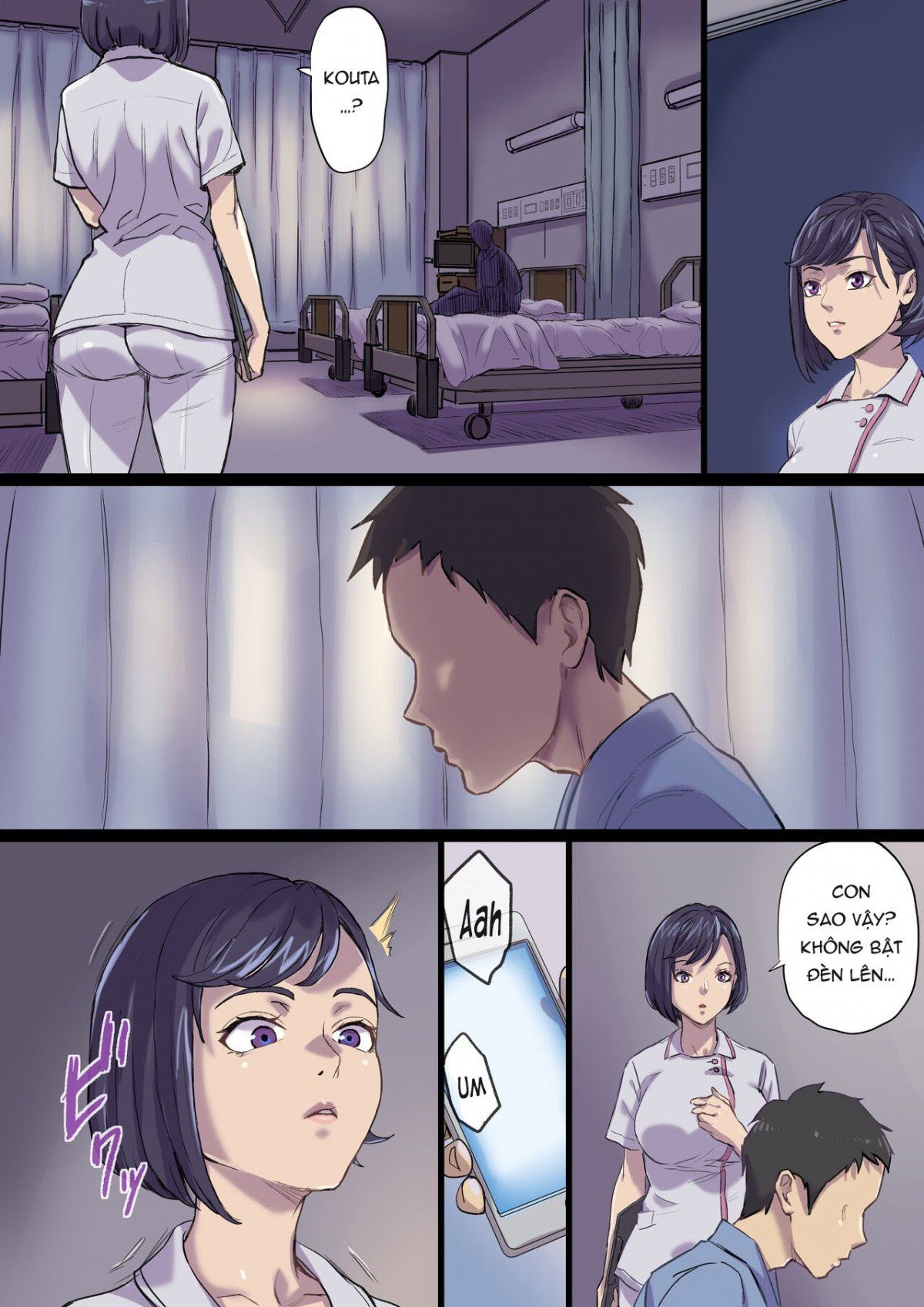 đọc truyện Tonari No Bed De Netorareru Kangoshi Jukubo Chương 2 ảnh 33 tại Giả Dược
