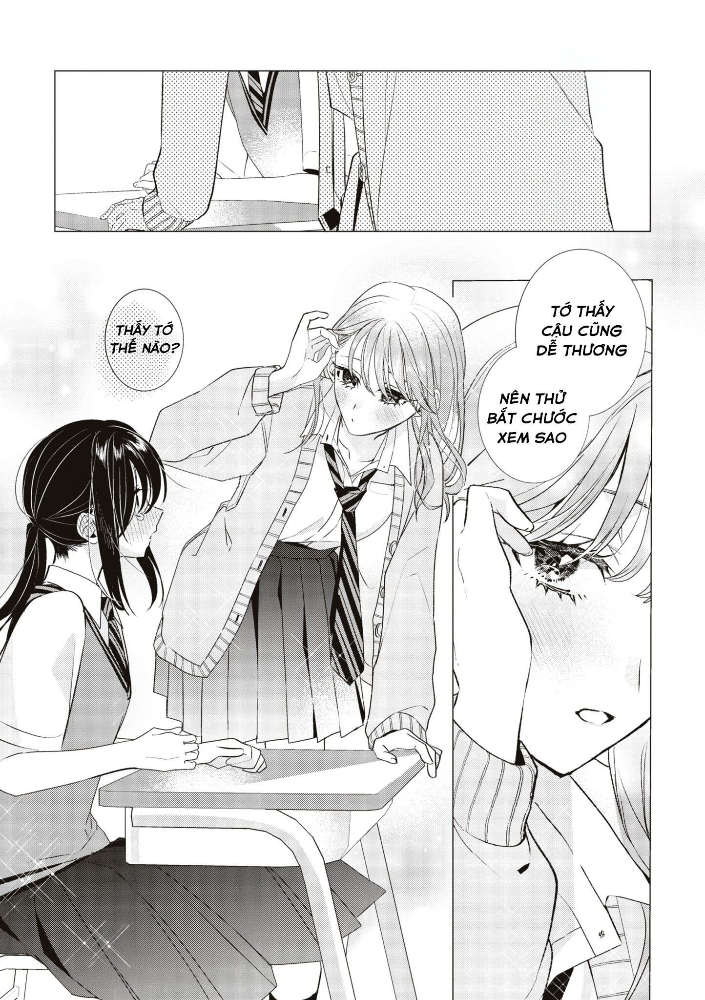 đọc truyện Tonari No Seki Ga Sukina Hito Datta Gakusei Yuri Anthology Chương 1 ảnh 9 tại Thiên Thai Truyện