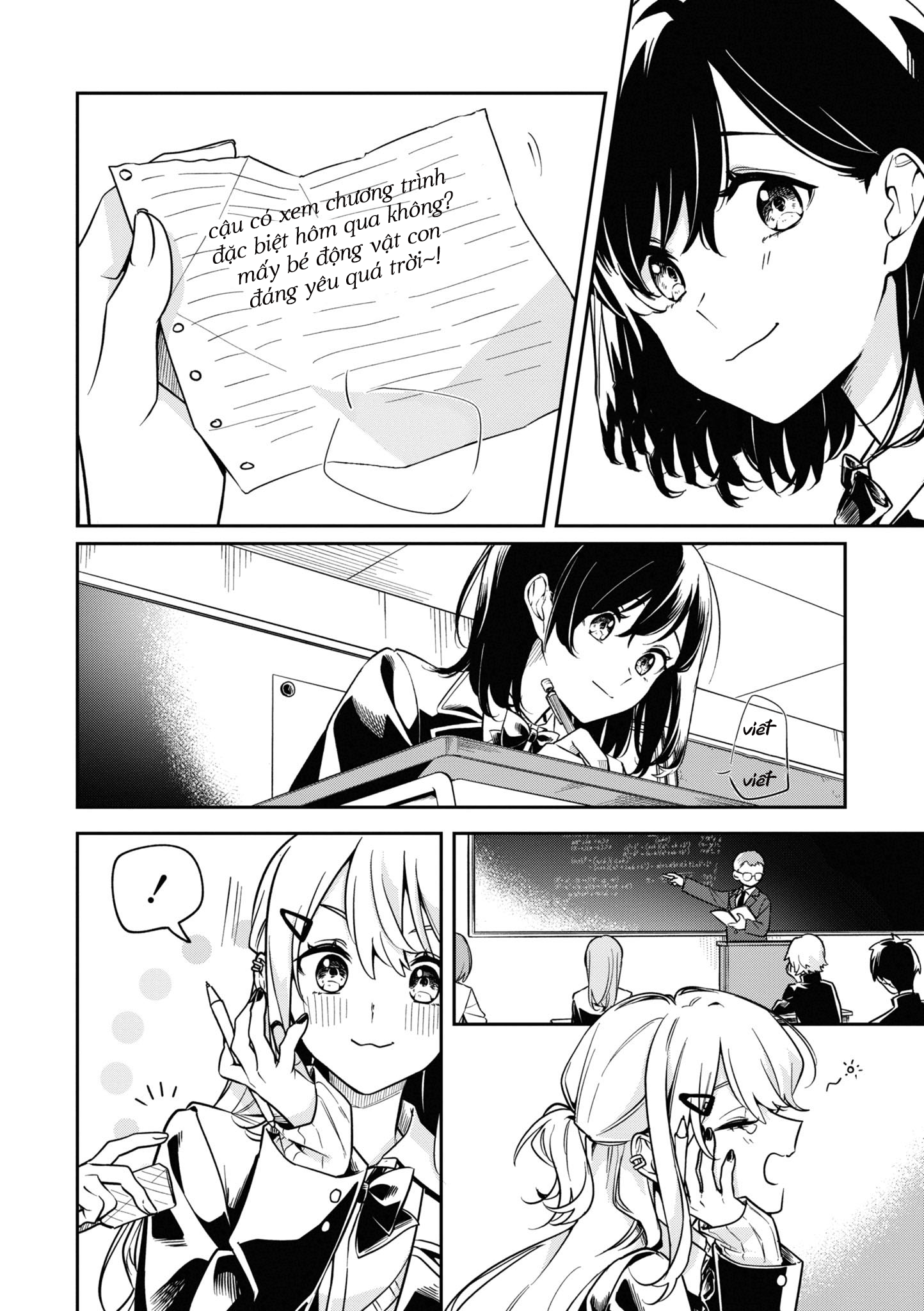 đọc truyện Tonari No Seki Ga Sukina Hito Datta Gakusei Yuri Anthology Chương 2 ảnh 6 tại Thiên Thai Truyện