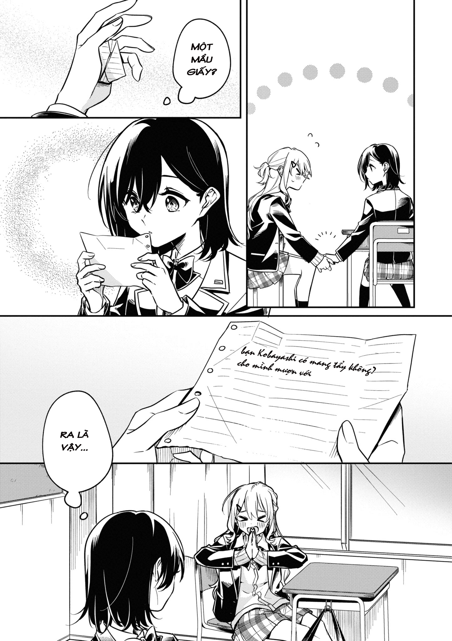 đọc truyện Tonari No Seki Ga Sukina Hito Datta Gakusei Yuri Anthology Chương 2 ảnh 9 tại Thiên Thai Truyện