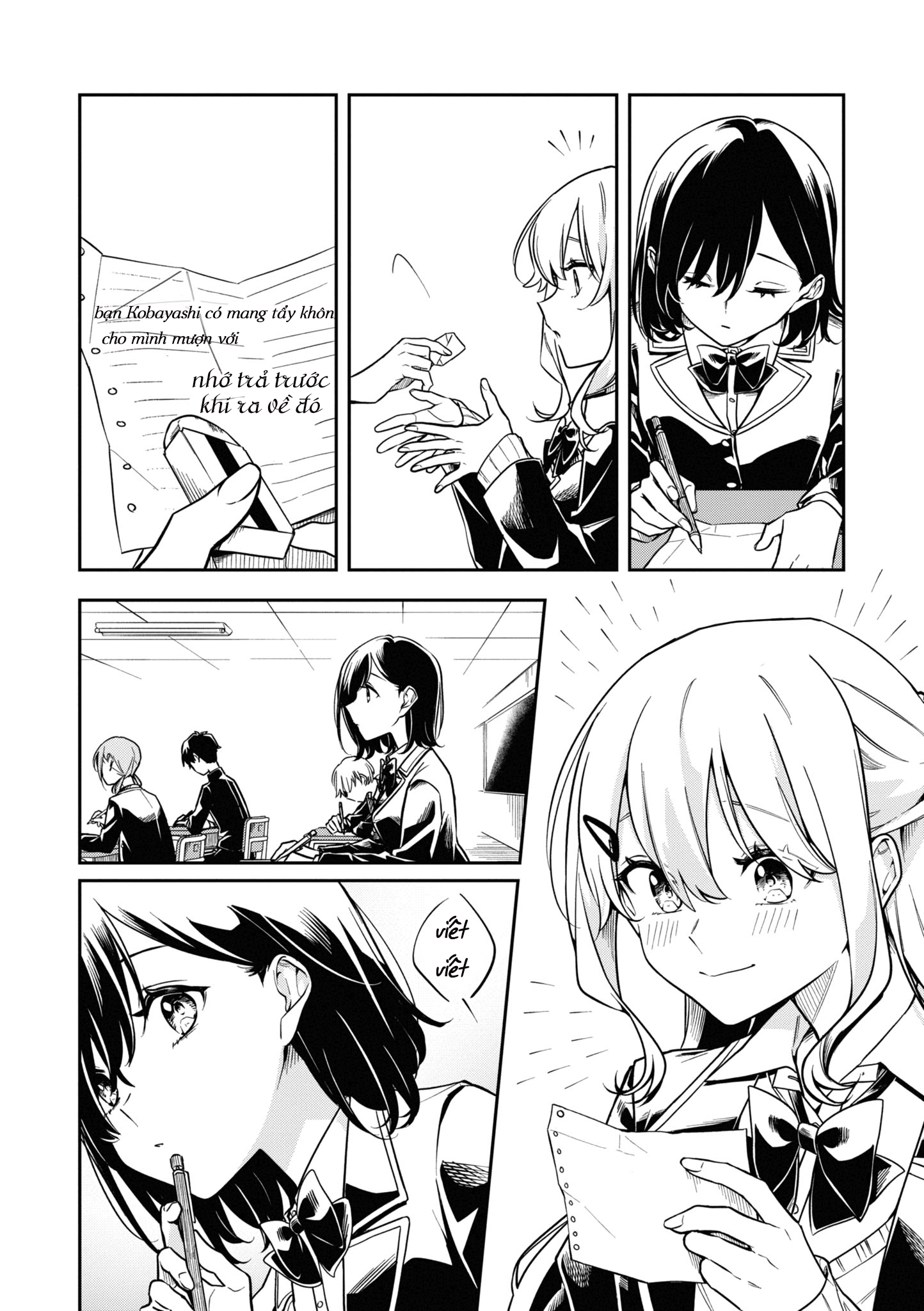 đọc truyện Tonari No Seki Ga Sukina Hito Datta Gakusei Yuri Anthology Chương 2 ảnh 10 tại Thiên Thai Truyện