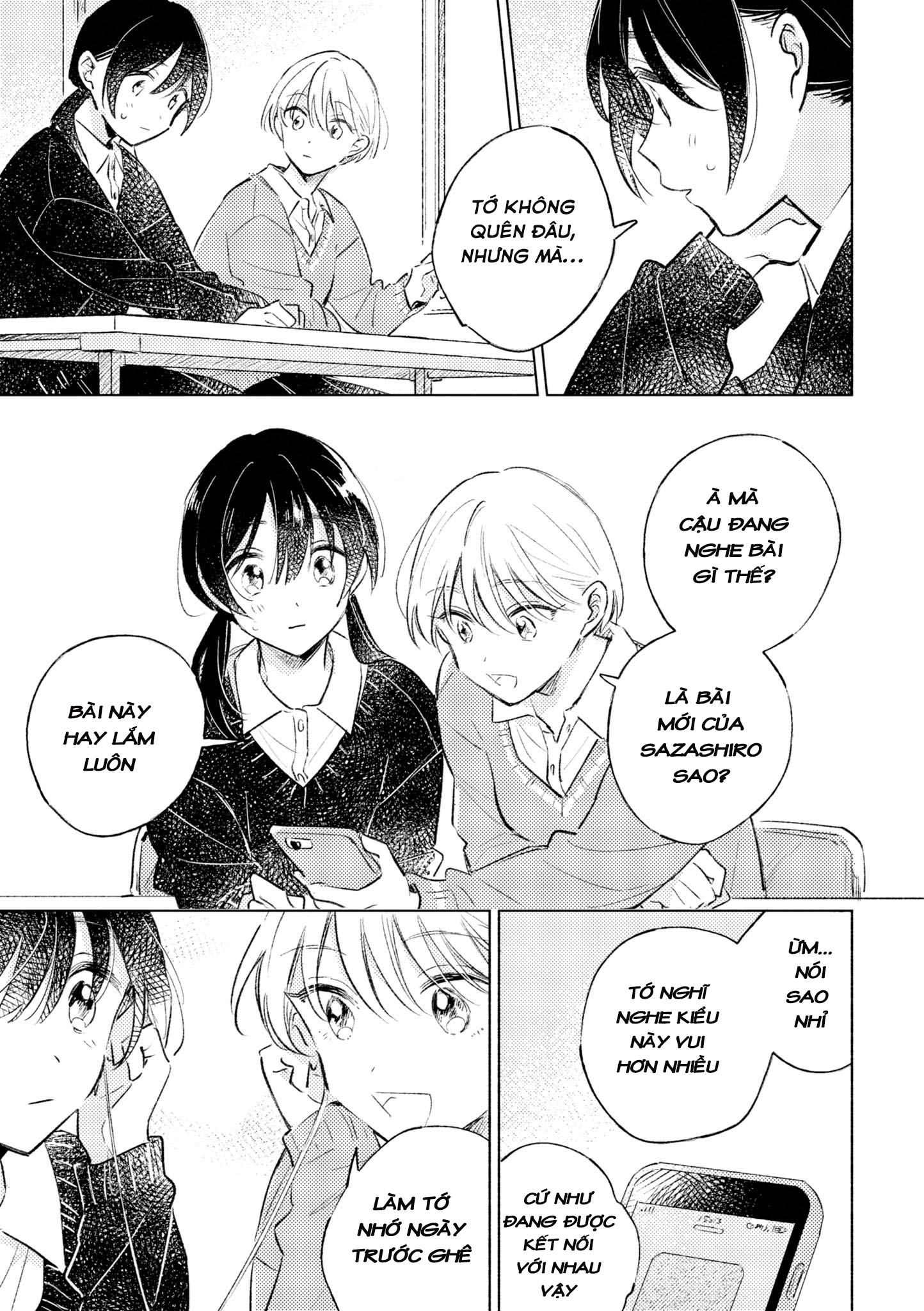 đọc truyện Tonari No Seki Ga Sukina Hito Datta Gakusei Yuri Anthology Chương 3 ảnh 17 tại Thiên Thai Truyện