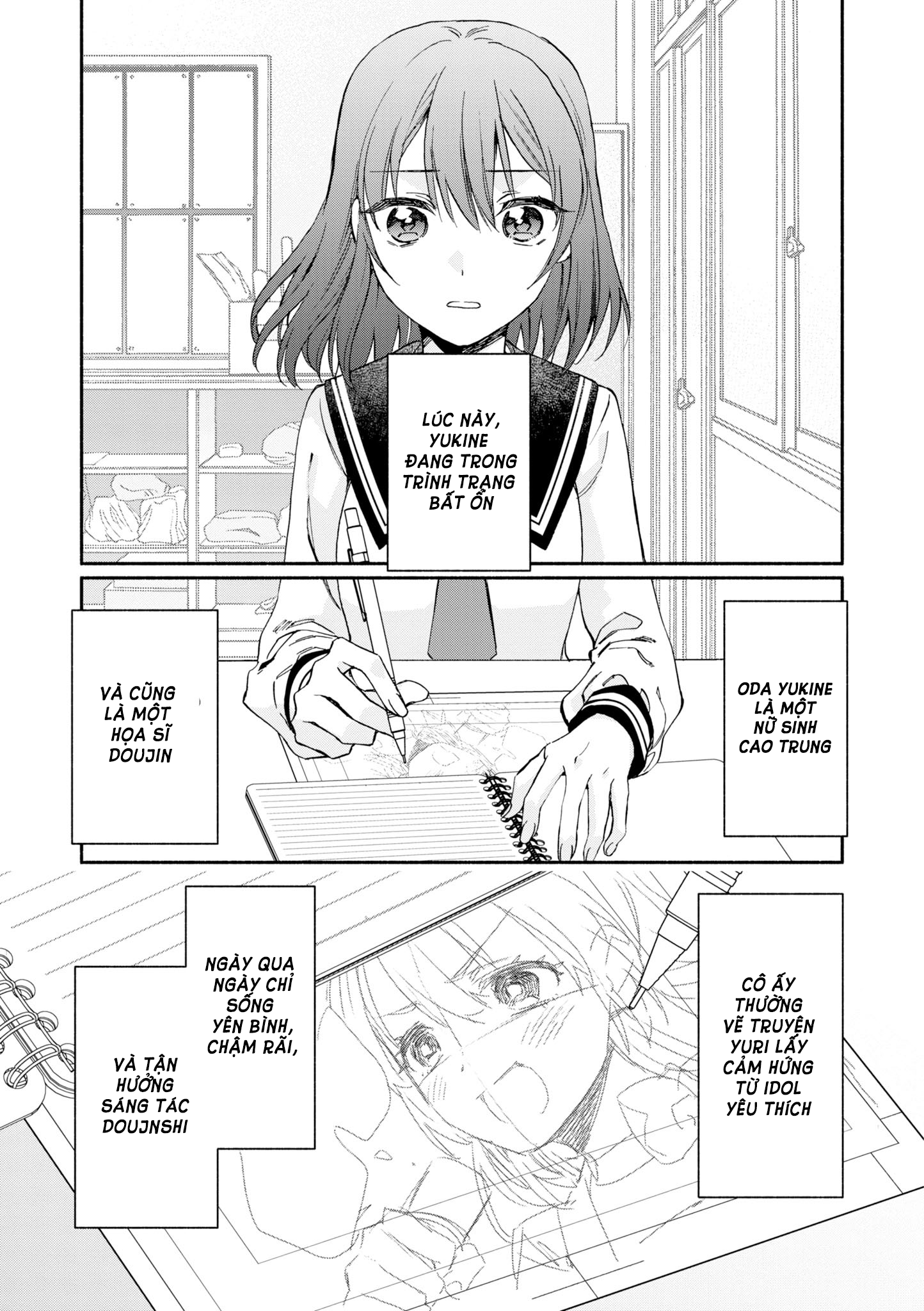 đọc truyện Tonari No Seki Ga Sukina Hito Datta Gakusei Yuri Anthology Chương 4 ảnh 3 tại Thiên Thai Truyện