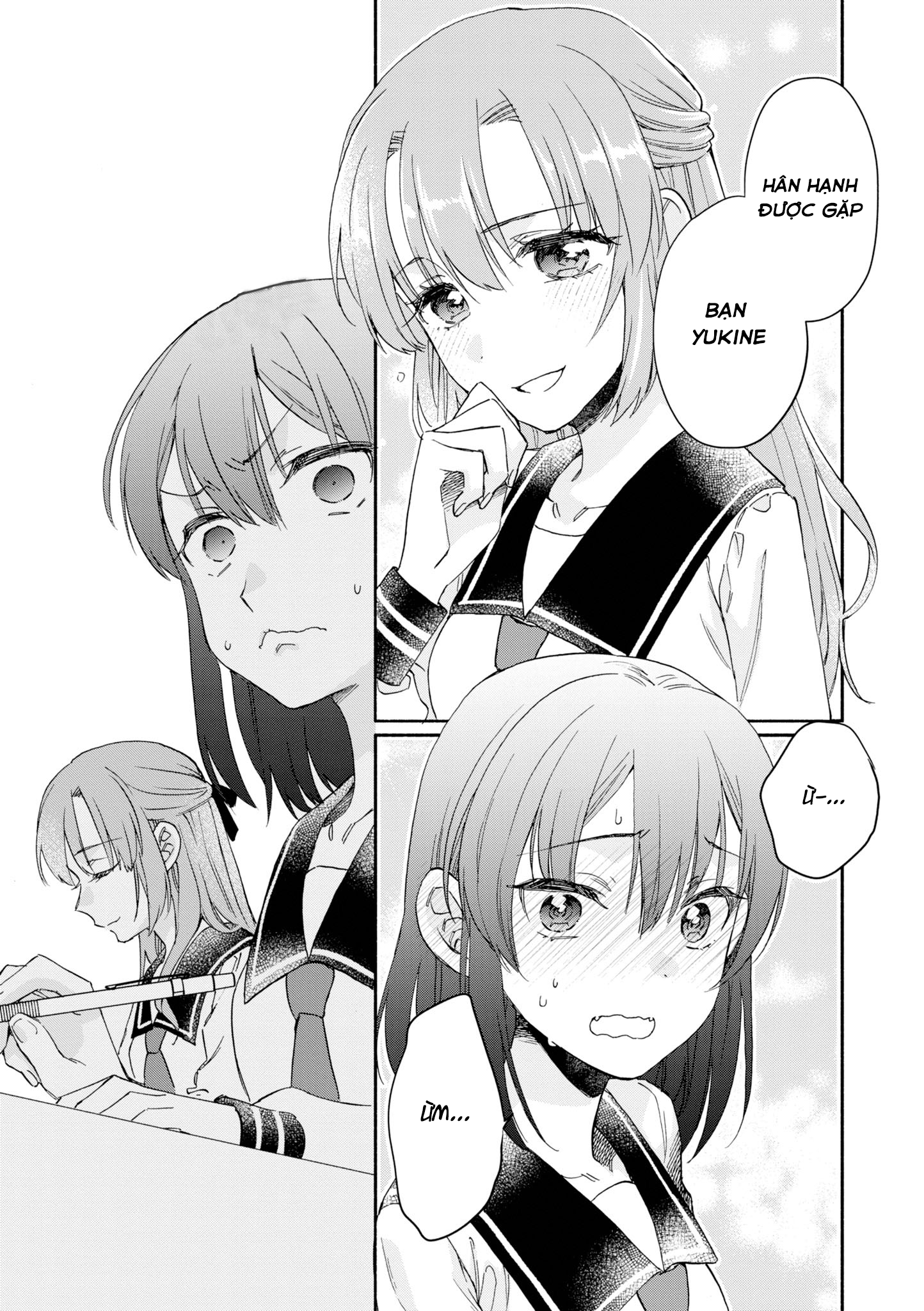 đọc truyện Tonari No Seki Ga Sukina Hito Datta Gakusei Yuri Anthology Chương 4 ảnh 7 tại Thiên Thai Truyện