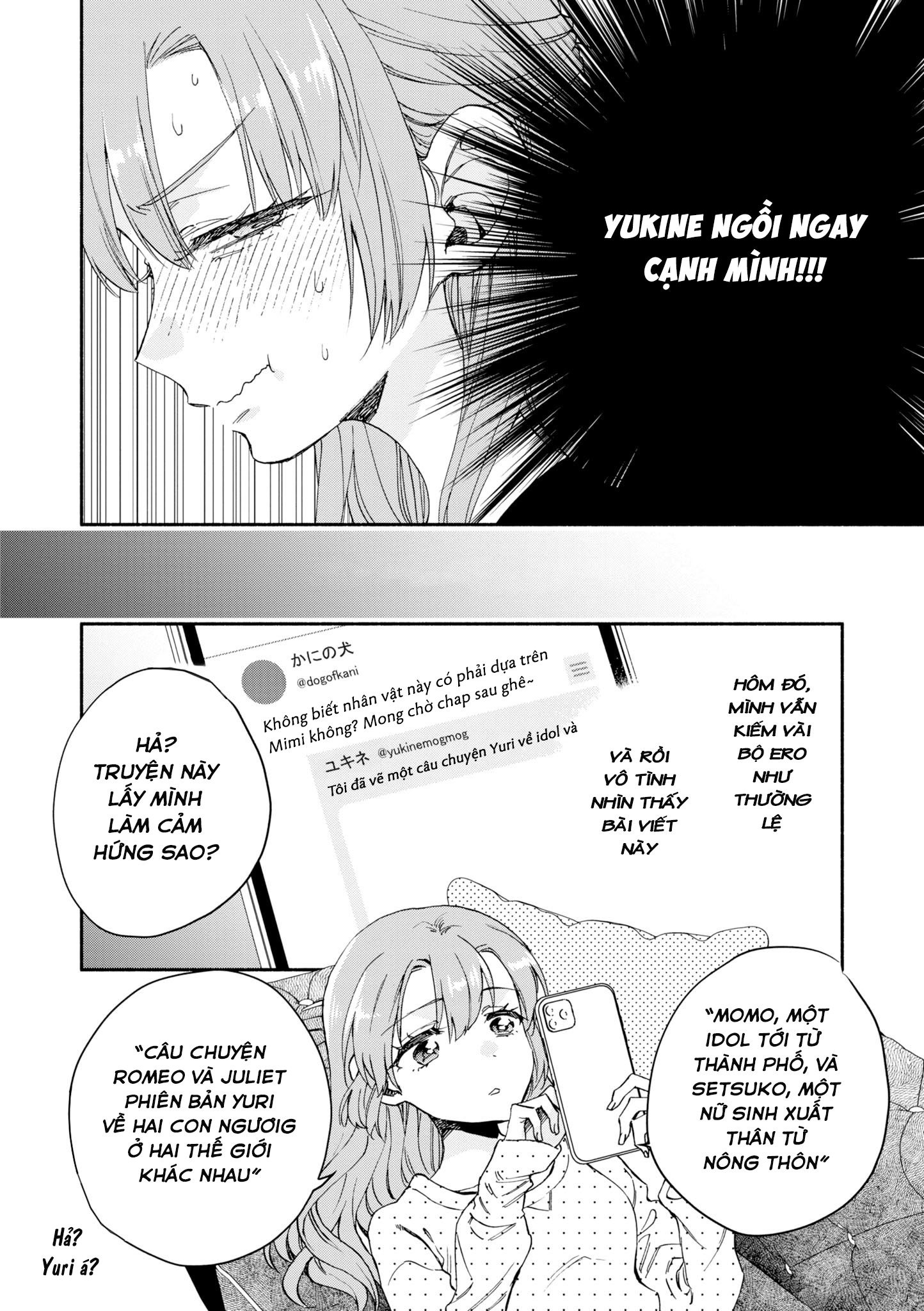 đọc truyện Tonari No Seki Ga Sukina Hito Datta Gakusei Yuri Anthology Chương 4 ảnh 8 tại Thiên Thai Truyện