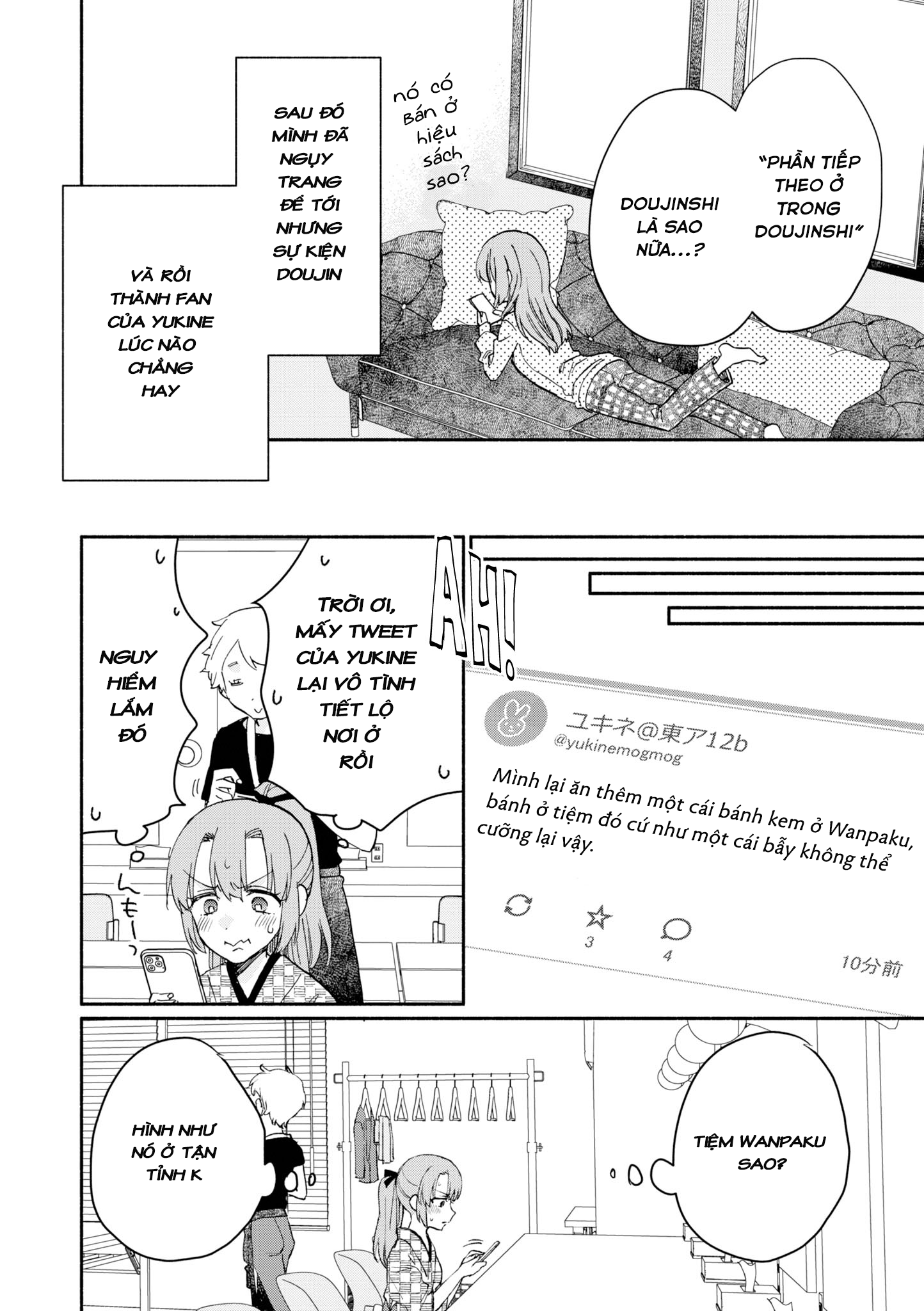 đọc truyện Tonari No Seki Ga Sukina Hito Datta Gakusei Yuri Anthology Chương 4 ảnh 10 tại Thiên Thai Truyện