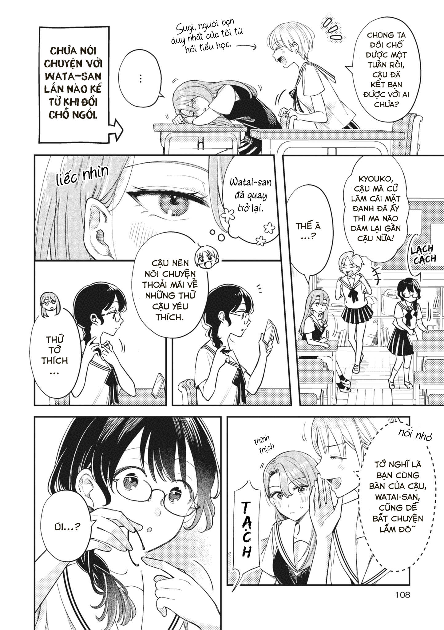 đọc truyện Tonari No Seki Ga Sukina Hito Datta Gakusei Yuri Anthology Chương 6 ảnh 8 tại Thiên Thai Truyện