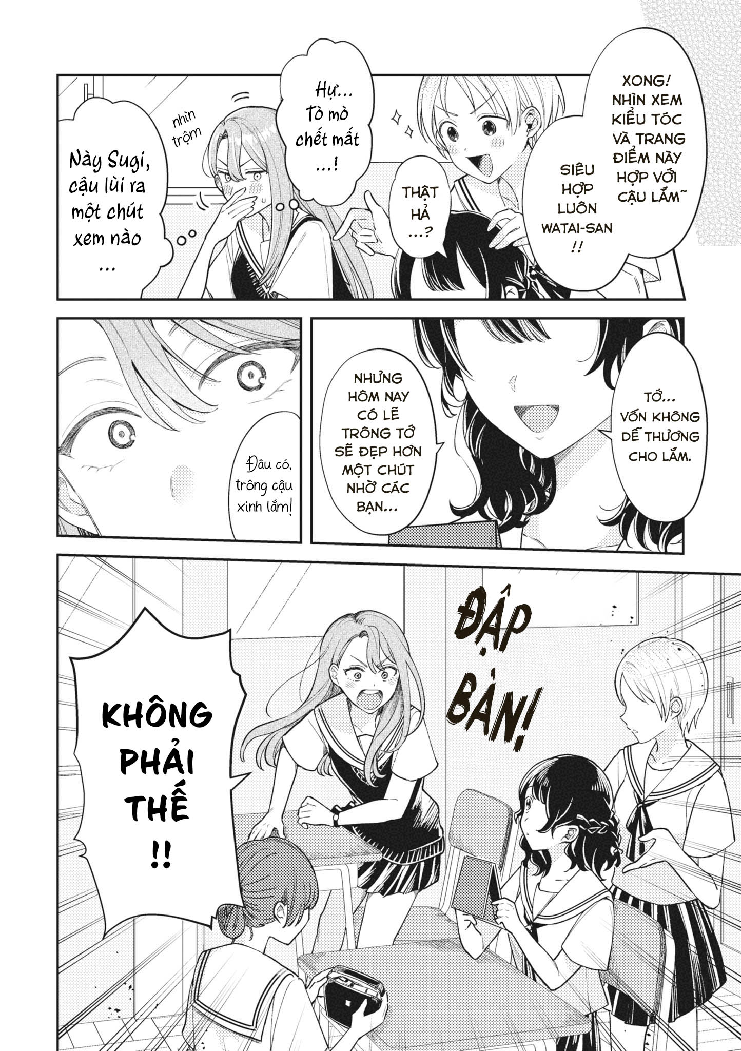 đọc truyện Tonari No Seki Ga Sukina Hito Datta Gakusei Yuri Anthology Chương 6 ảnh 10 tại Thiên Thai Truyện