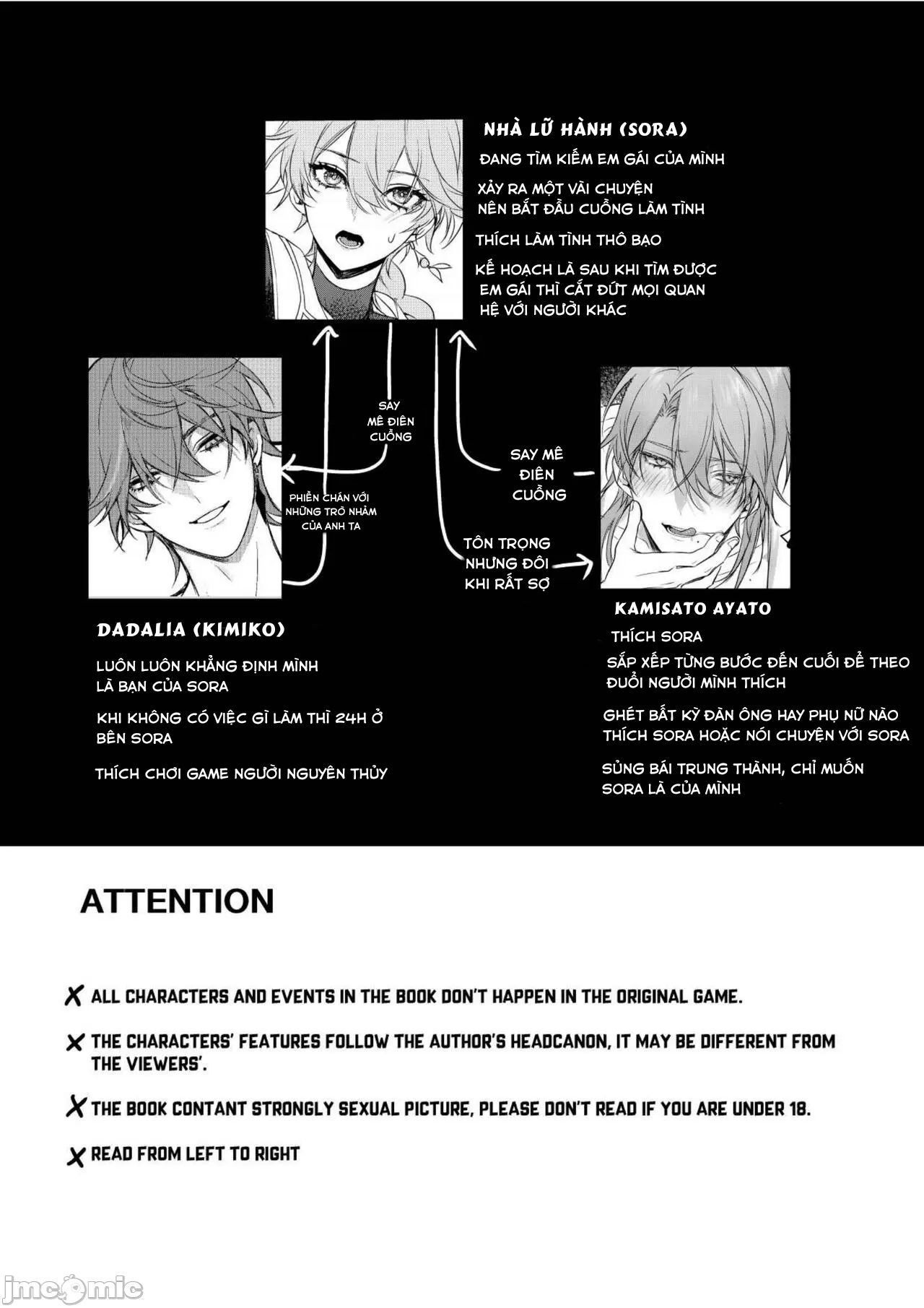 đọc truyện Tổng Hợp Oneshot Genshin Impact Chương 3.1 ảnh 5 tại Thiên Thai Truyện