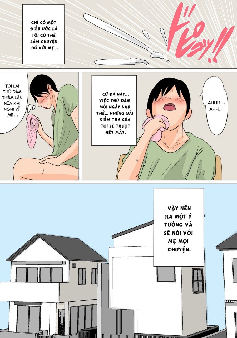 Tonight Mom Gets Me Off! Oneshot page 4 - Giả Dược