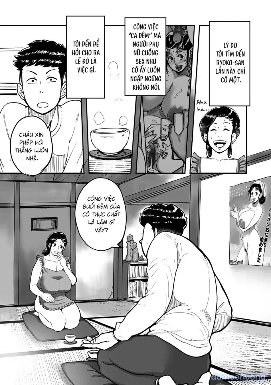 đọc truyện Tonikaku Sex Ga Shitai Obaa-san, Ryouko Chương 4 ảnh 5 tại Thiên Thai Truyện