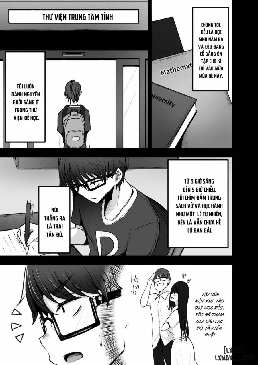 Toshokan De Benkyou Shiteitara Itsumo Kuru Gal Jk Ni... Oneshot page 5 - Giả Dược
