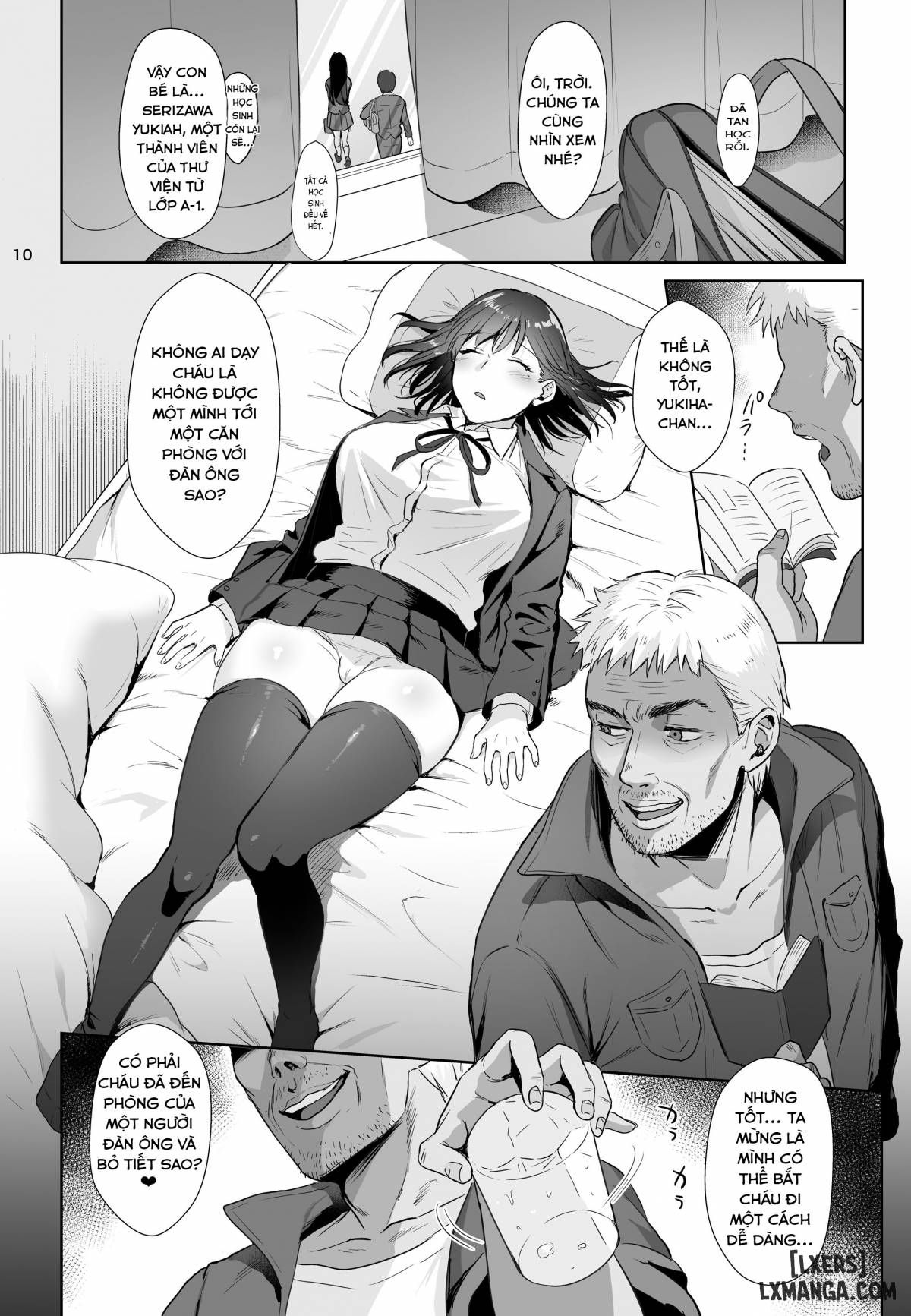 đọc truyện Toshoshitsu No Kanojo ~seiso Na Kimi Ga Ochiru Made Full Chương 1 ảnh 9 tại Giả Dược