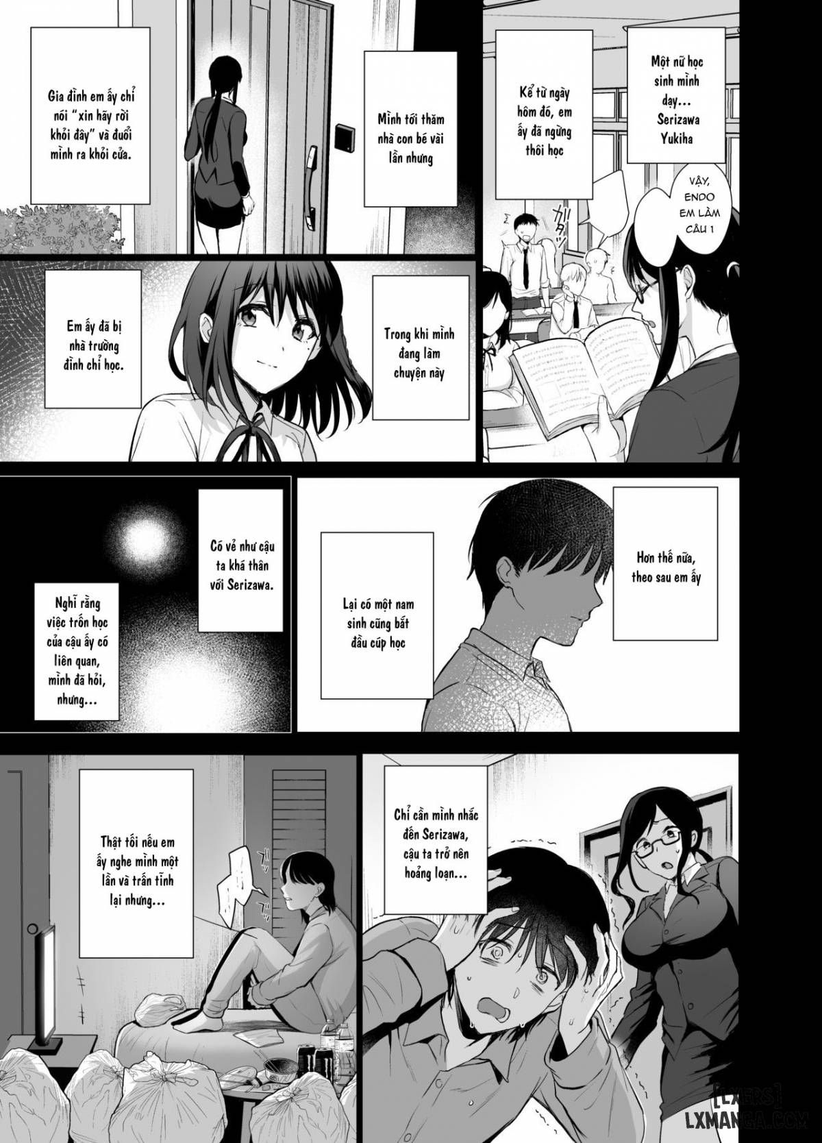 đọc truyện Toshoshitsu No Kanojo ~seiso Na Kimi Ga Ochiru Made Full Chương 4 ảnh 28 tại Giả Dược