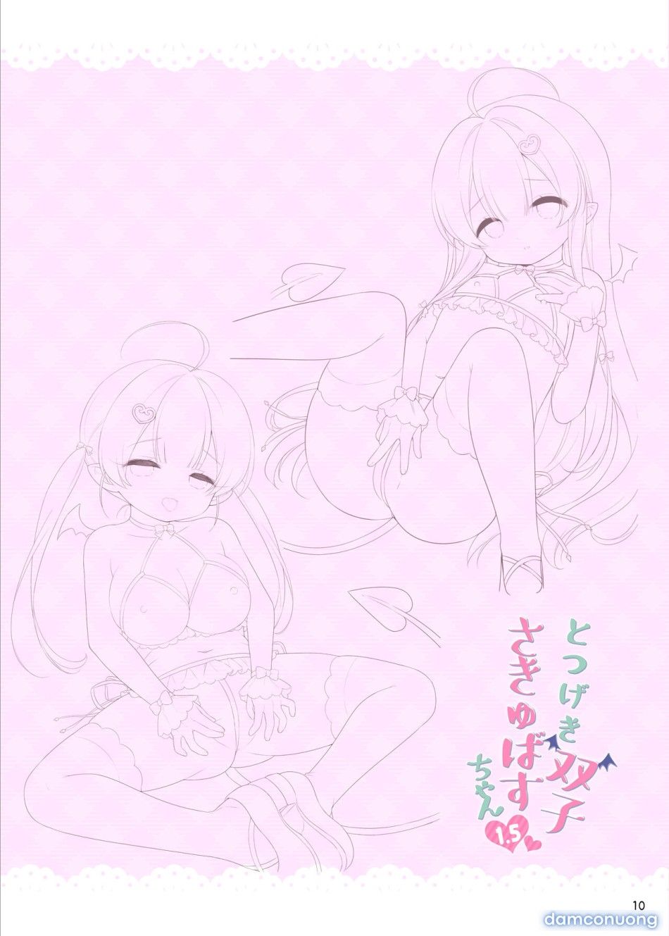 đọc truyện Totsugeki Futago Succubus-chan Chương 1.5 ảnh 13 tại Thiên Thai Truyện