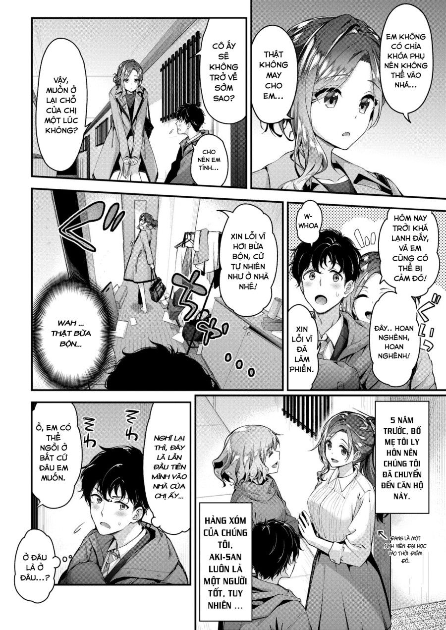 Totsugeki★tonari No Onee-san Oneshot page 3 - Giả Dược