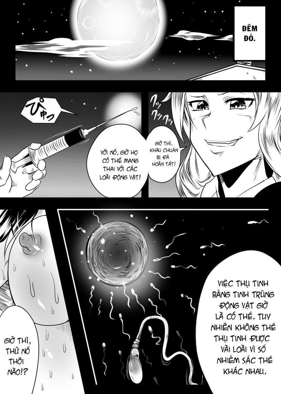 Touhou Chara Ga Doubutsu To No Akachan O Umu Tame Ni Kouhai Saserareru Juukan Hon Oneshot page 17 - Giả Dược