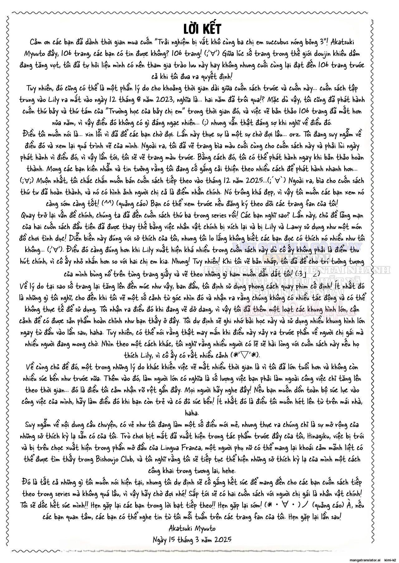 đọc truyện Trải Nghiệm Bị Vắt Khô Cùng Ba Chị Em Succubus Nóng Bỏng 3 Chương 5 ảnh 24 tại Thiên Thai Truyện