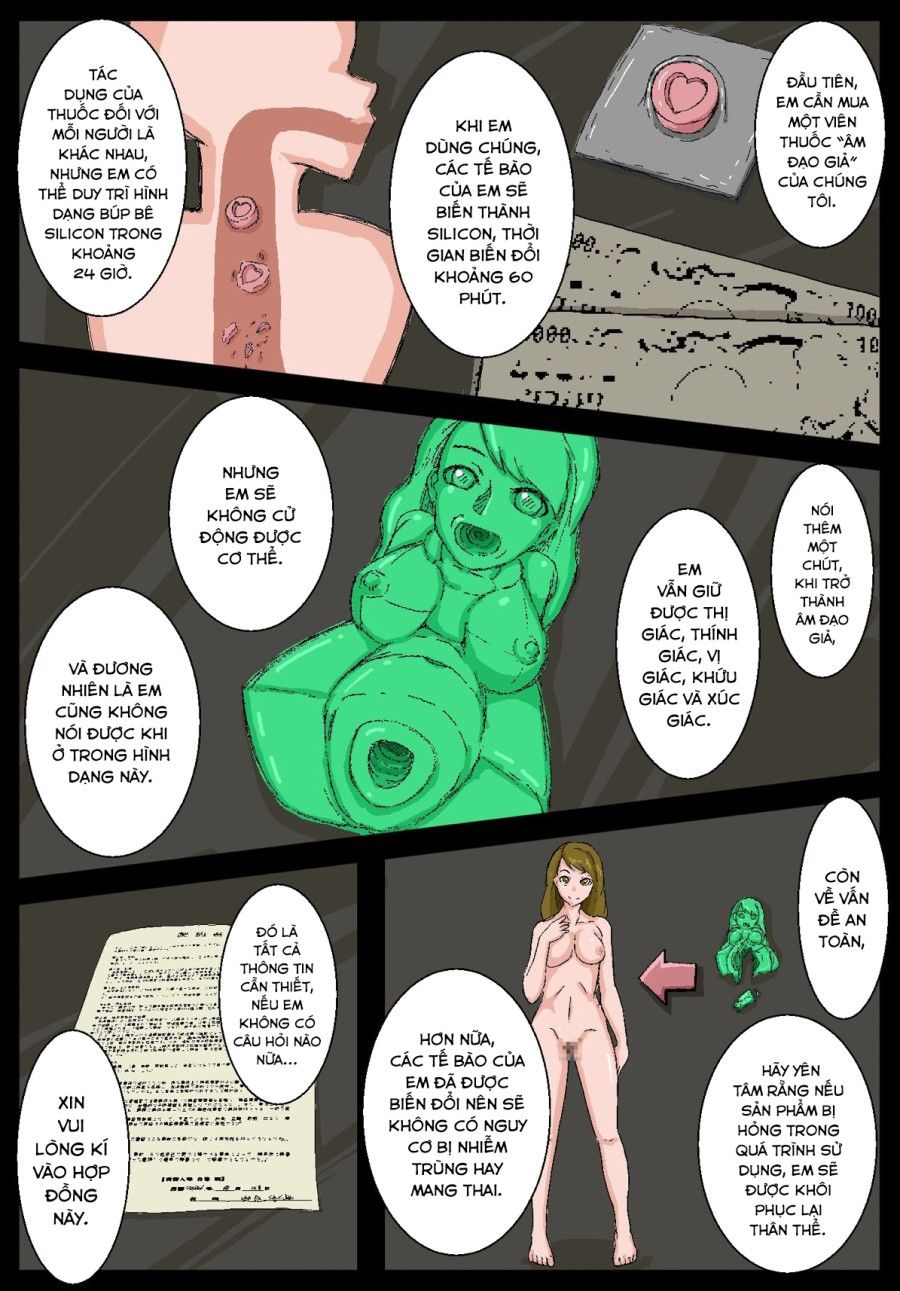 Trải Nghiệm Làm Một Âm Hộ Giả Của Senpai! Chương 1 page 7 - Giả Dược