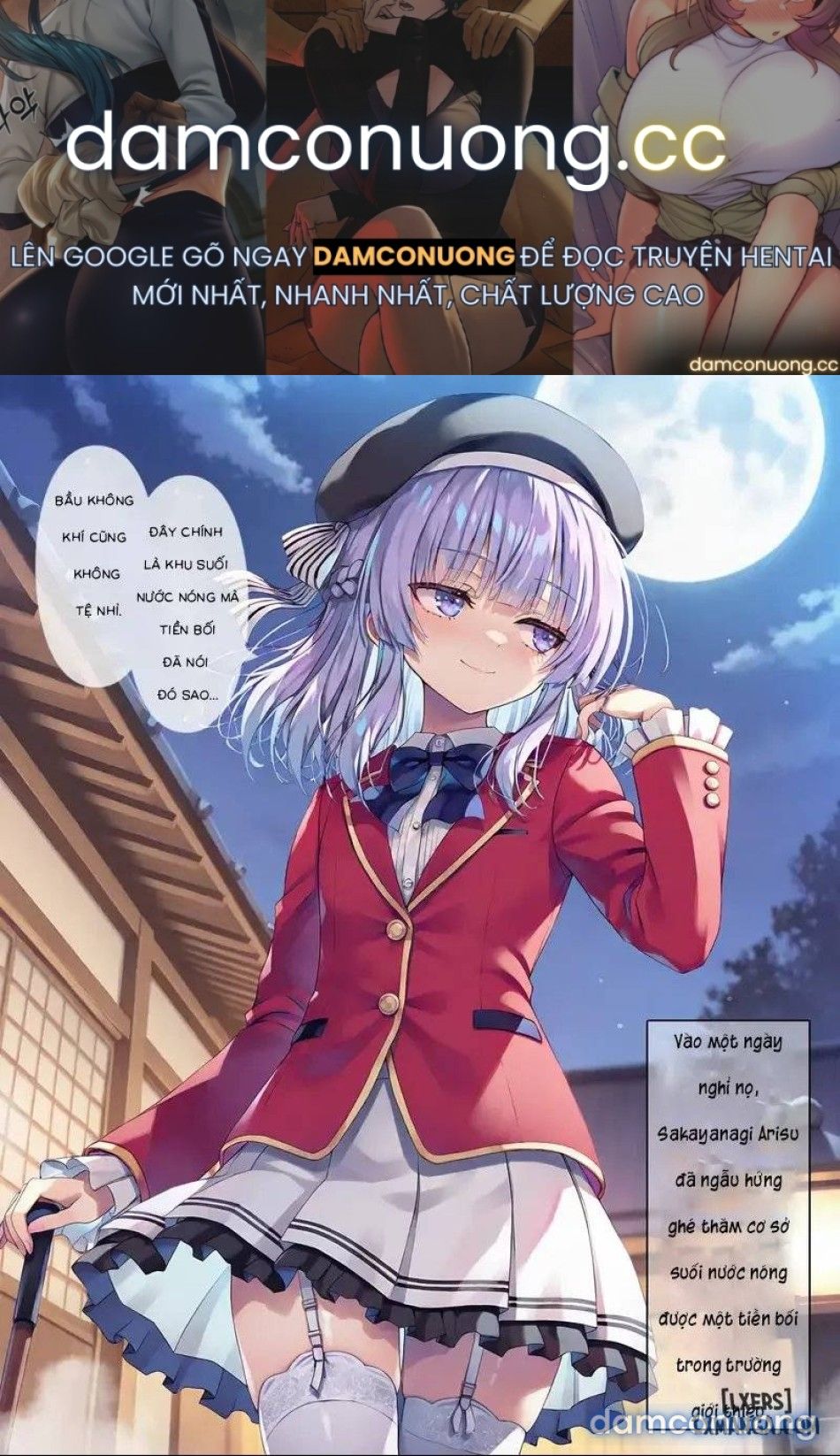 đọc truyện Trải Nghiệm Tắm Chung Đầy Nhục Nhã Của Sakayanagi Arisu Chương 0 ảnh 2 tại Thiên Thai Truyện