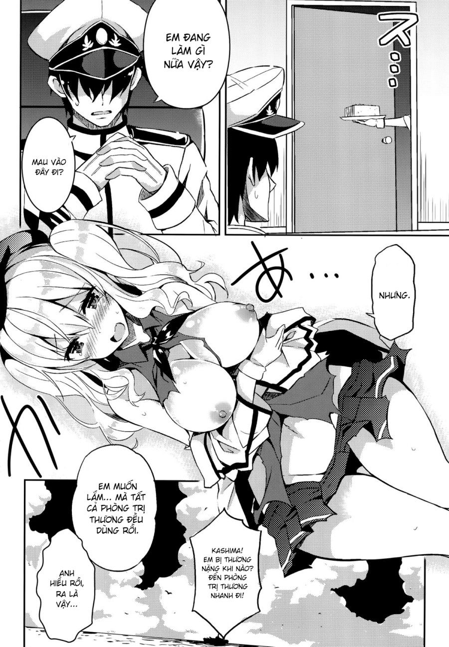 đọc truyện Trap! Kashima-san Wa Wana Ni Hamerarete Shimatta! (kantai Collection -kancolle-) Oneshot ảnh 9 tại Thiên Thai Truyện