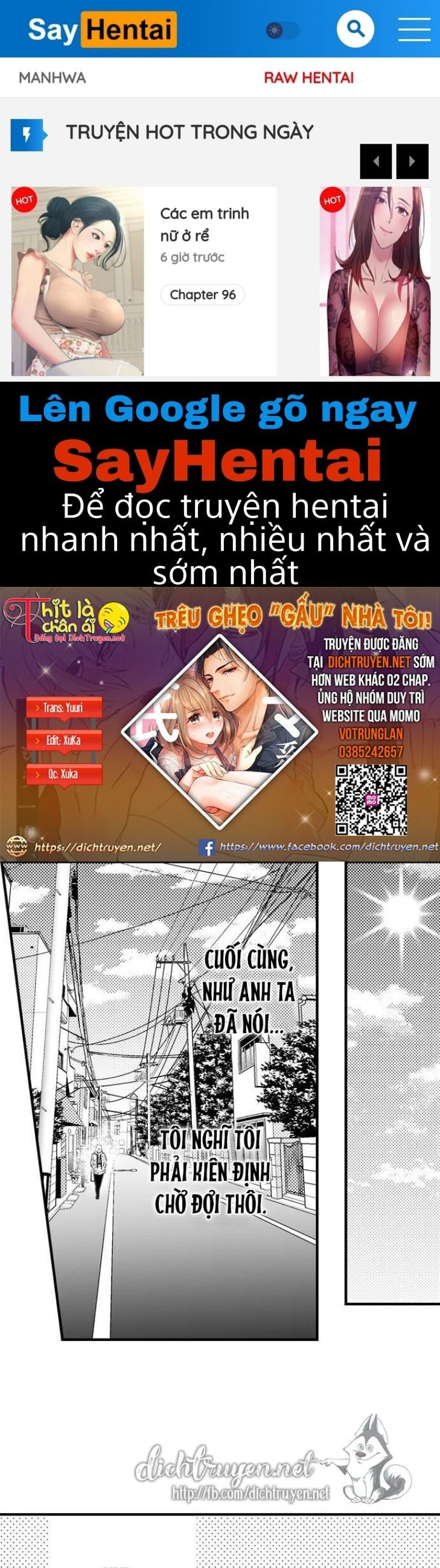 đọc truyện Trêu Ghẹo Gấu Nhà Tôi! Chương 25 ảnh 2 tại Thiên Thai Truyện