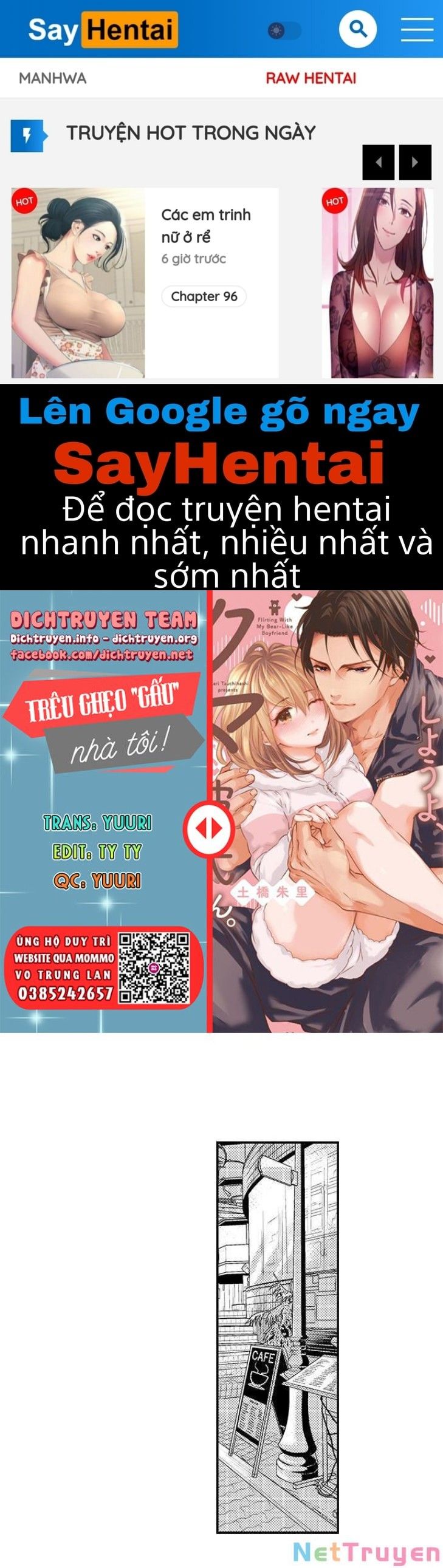 đọc truyện Trêu Ghẹo Gấu Nhà Tôi! Chương 31 ảnh 2 tại Thiên Thai Truyện