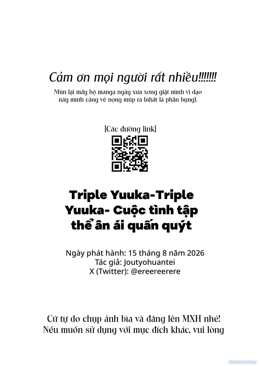 đọc truyện Triple Yuuka- Cuộc Tình Tập Thể Ân Ái Quấn Quýt Chương 300 ảnh 26 tại Thiên Thai Truyện