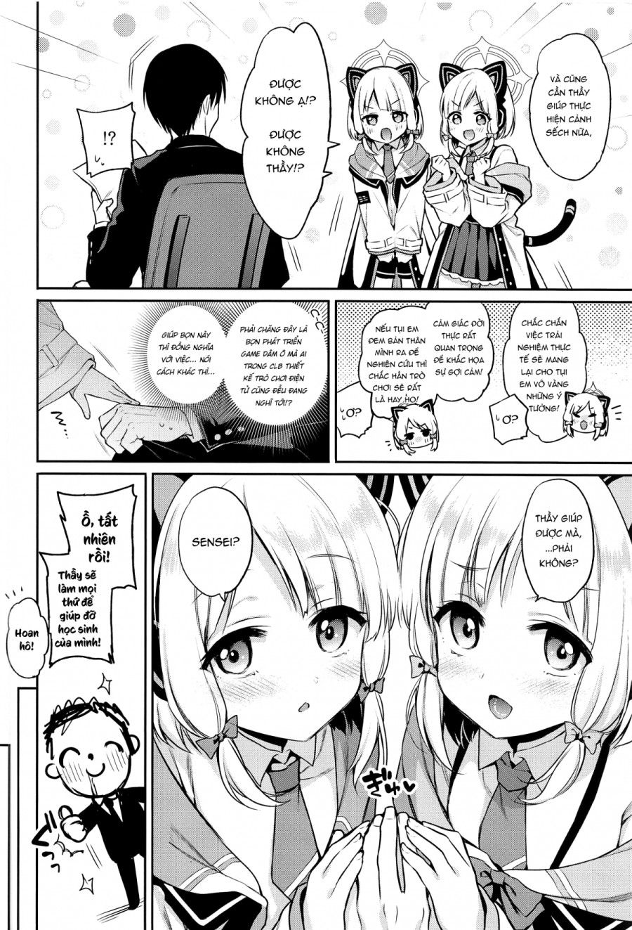 Trò Chơi Bột Giáo Viên (blue Archive) Oneshot page 6 - Giả Dược