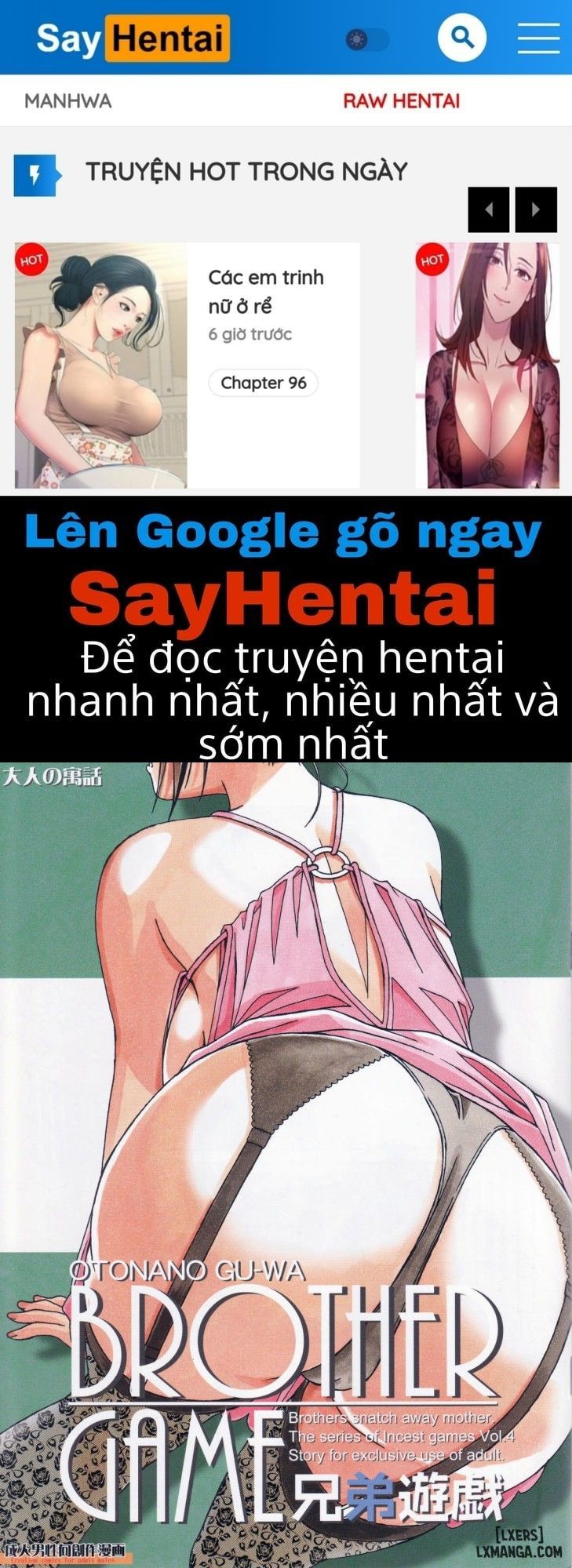 đọc truyện Trò Chơi Của Anh Trai Oneshot ảnh 2 tại Thiên Thai Truyện