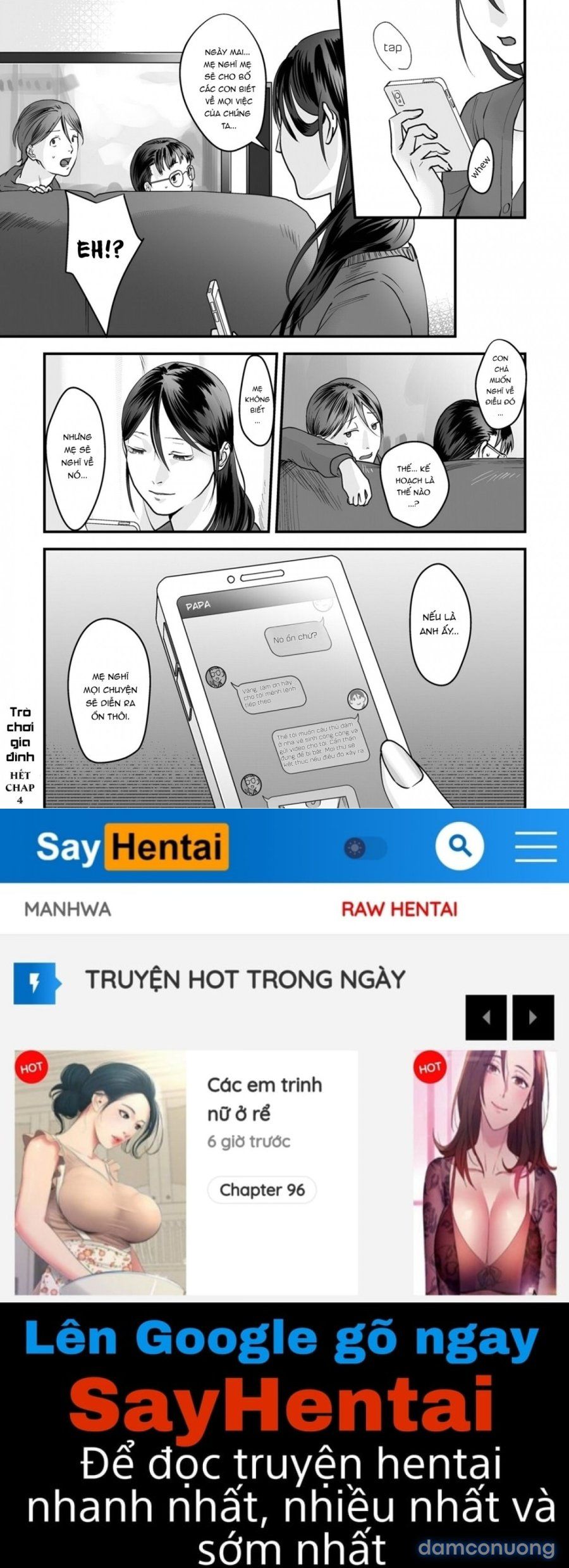 Trò Chơi Gia Đình Chương 4 page 24 - Giả Dược