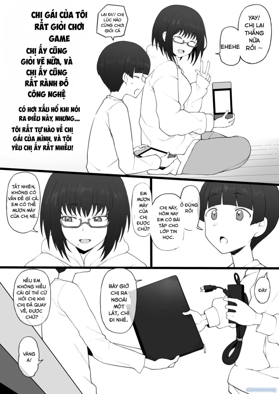 đọc truyện Trong Máy Tính Mà Chị Gái Cho Tôi Mượn Chương 1 ảnh 3 tại Thiên Thai Truyện