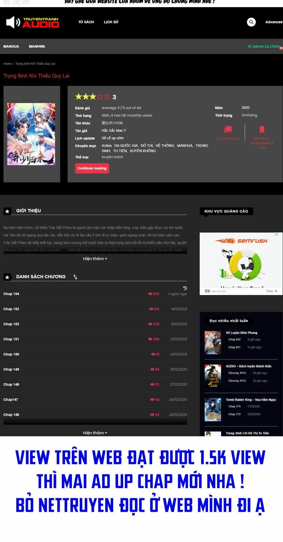 đọc truyện Trọng Sinh Khí Thiếu Quy Lai Chương 155 ảnh 44 tại Thiên Thai Truyện