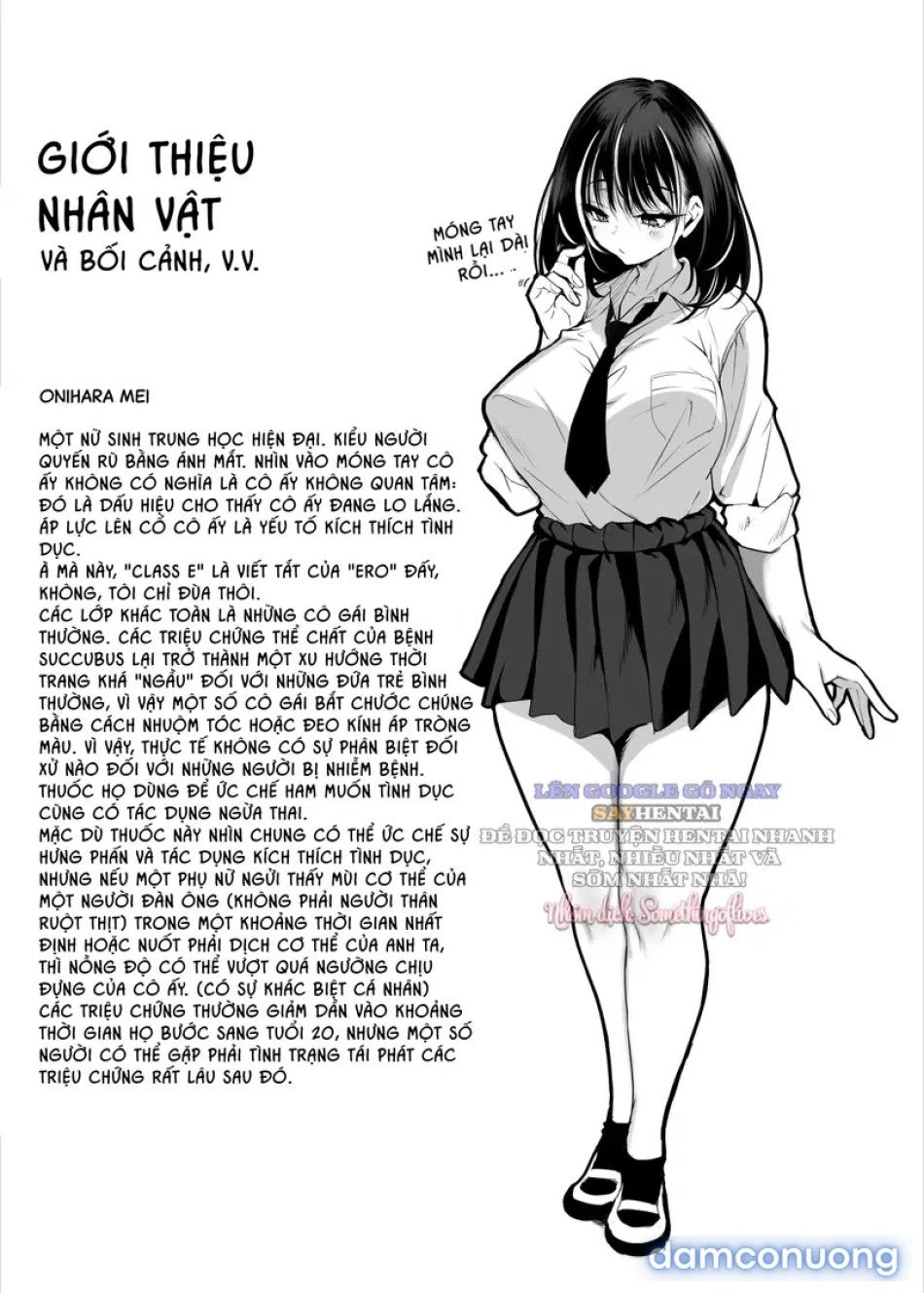 đọc truyện Trường Hợp Của Onihara Mei, Số Thứ Tự 5, Toàn Bộ Lớp 2-e Đều Là Succubus Chương 3 ảnh 16 tại Thiên Thai Truyện