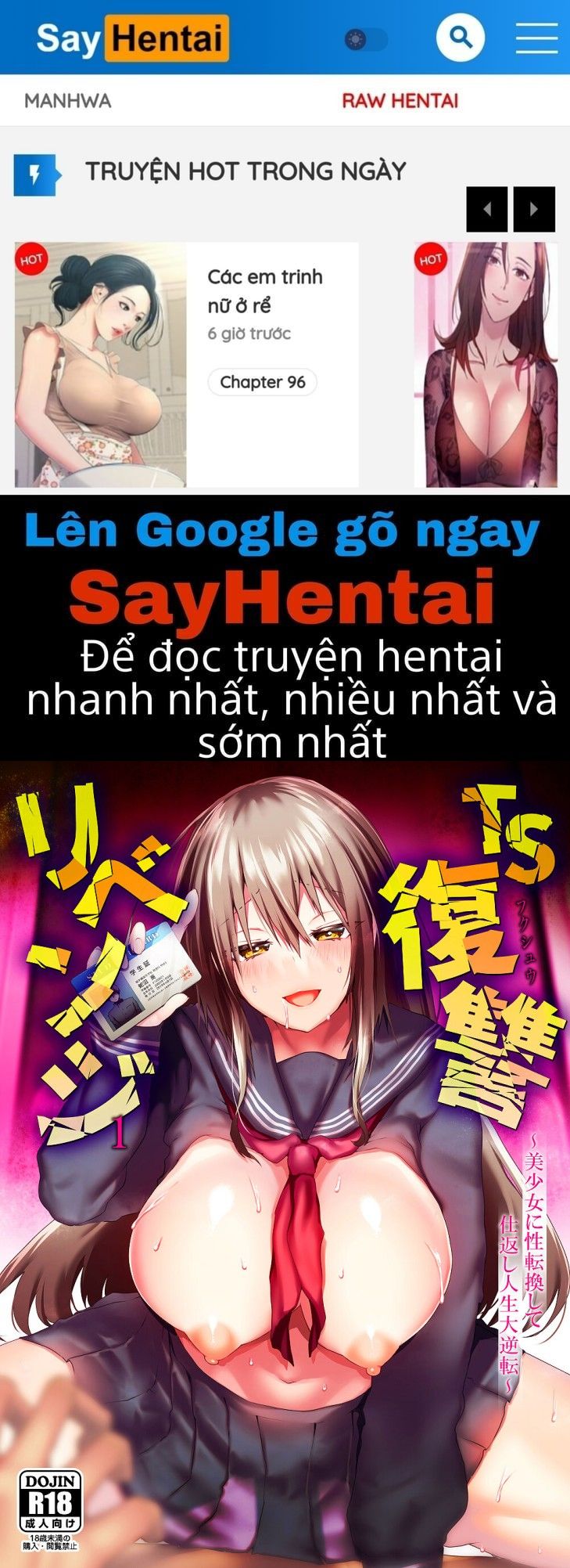đọc truyện Ts Fukushuu Revenge Chương 1 ảnh 1 tại Giả Dược