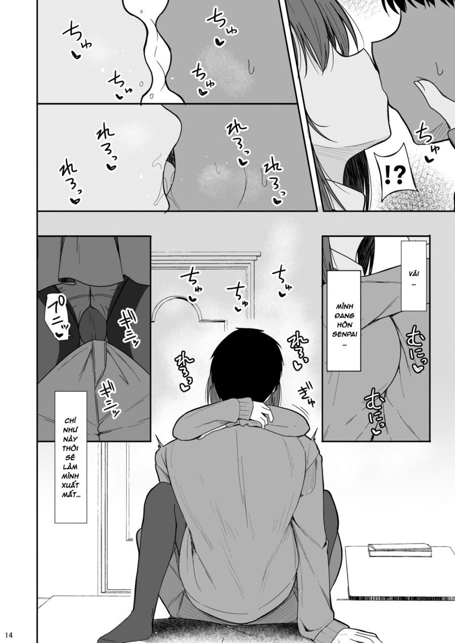 Tsumetai Senpai Ga Mukyoka Nakadashi Sareru Made Oneshot page 14 - Giả Dược