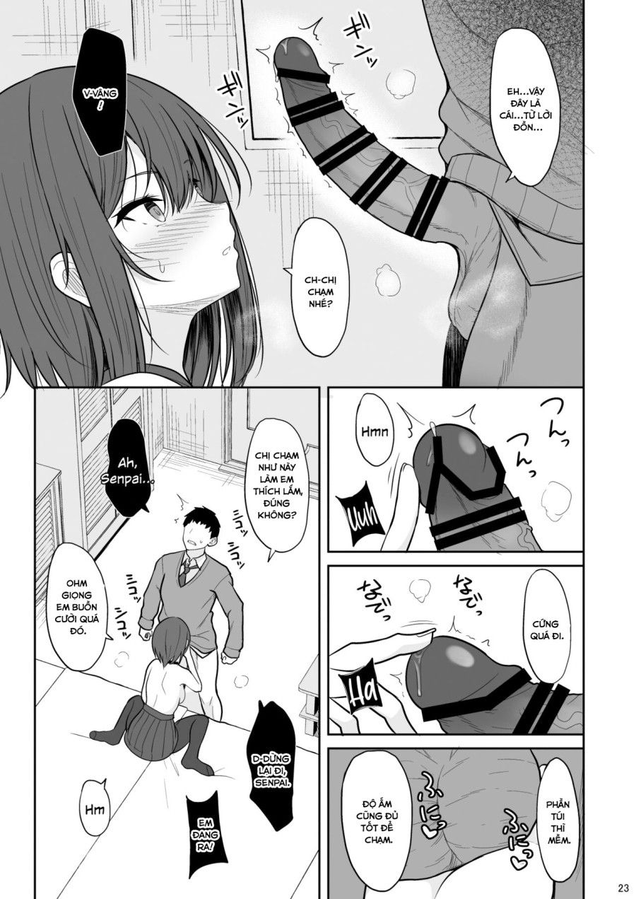 Tsumetai Senpai Ga Mukyoka Nakadashi Sareru Made Oneshot page 23 - Giả Dược