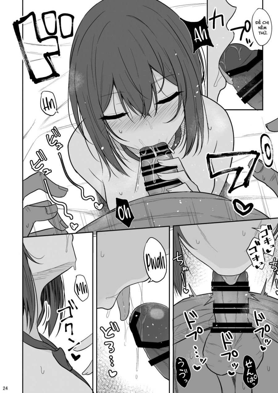 Tsumetai Senpai Ga Mukyoka Nakadashi Sareru Made Oneshot page 24 - Giả Dược