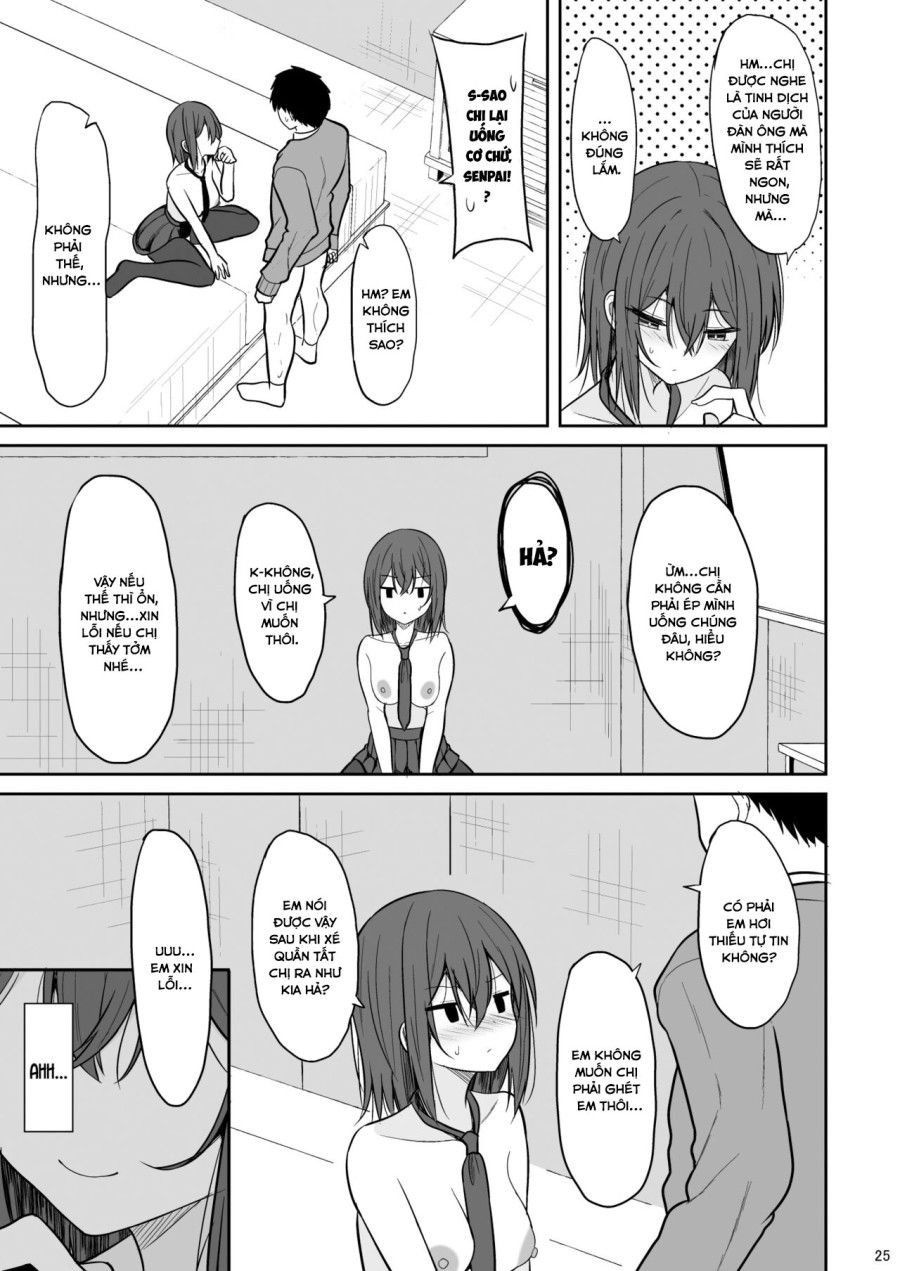 Tsumetai Senpai Ga Mukyoka Nakadashi Sareru Made Oneshot page 25 - Giả Dược