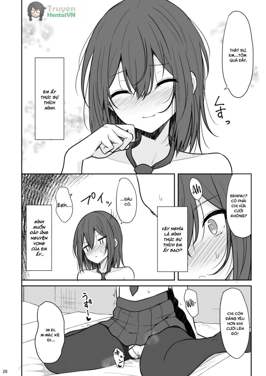 Tsumetai Senpai Ga Mukyoka Nakadashi Sareru Made Oneshot page 26 - Giả Dược