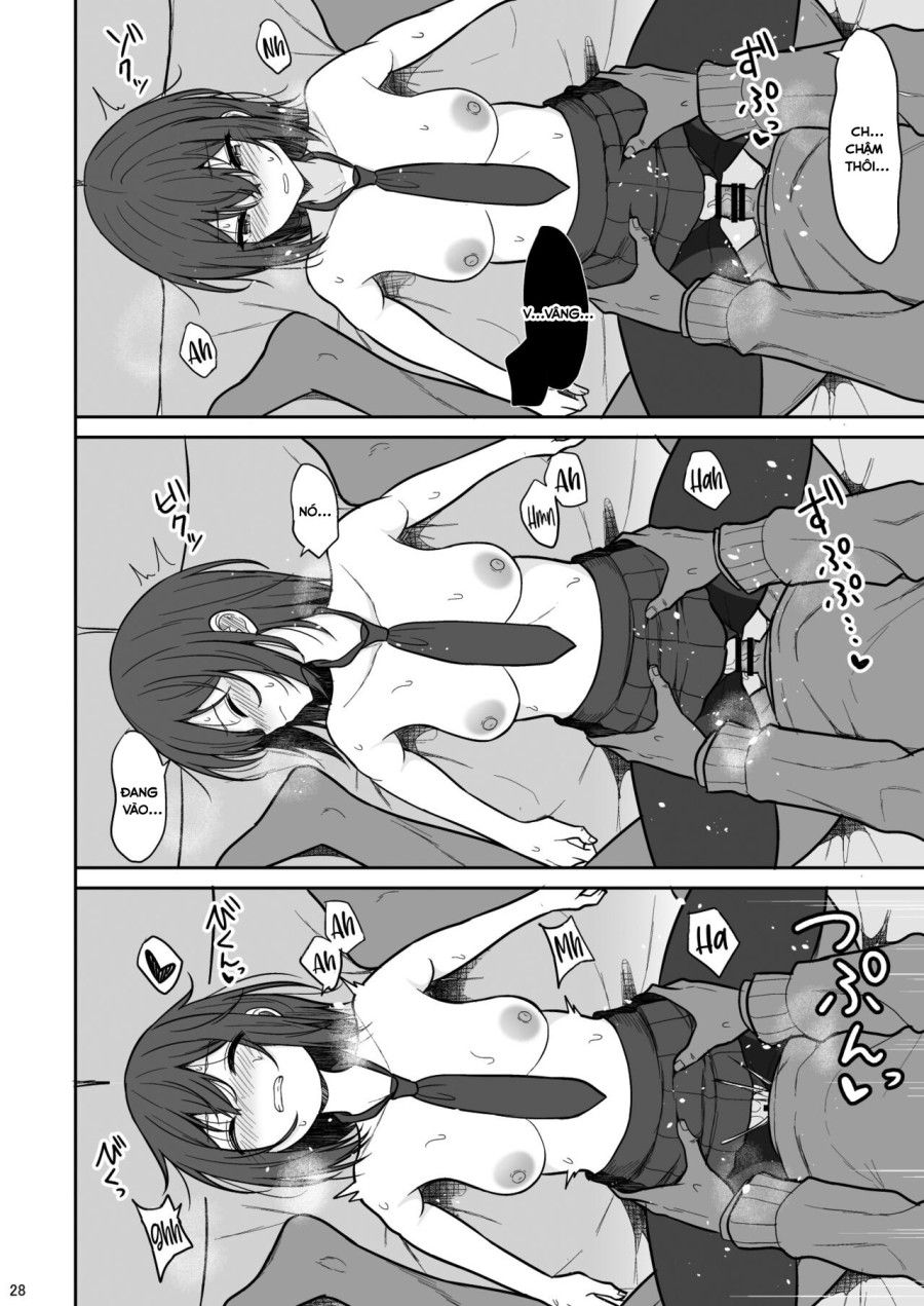 Tsumetai Senpai Ga Mukyoka Nakadashi Sareru Made Oneshot page 28 - Giả Dược