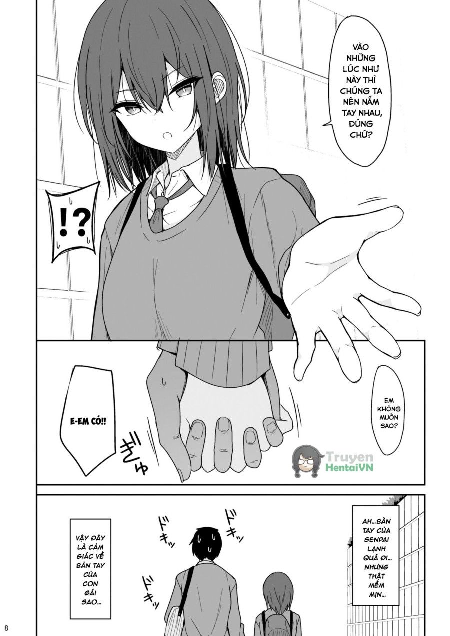 Tsumetai Senpai Ga Mukyoka Nakadashi Sareru Made Oneshot page 8 - Giả Dược