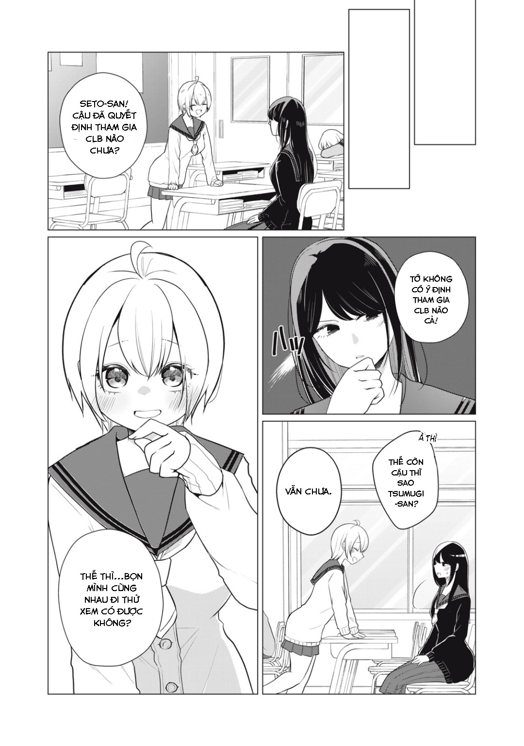 đọc truyện Tsumugi-chan Muốn Seto-san Cười Thật Tươi Chương 9 ảnh 4 tại Thiên Thai Truyện
