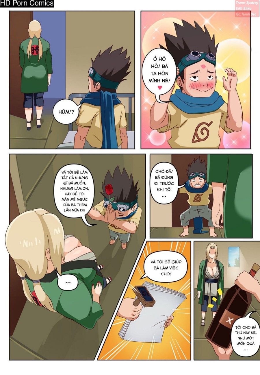 Tsunade & Konohamaru Comic Porn Oneshot page 6 - Giả Dược