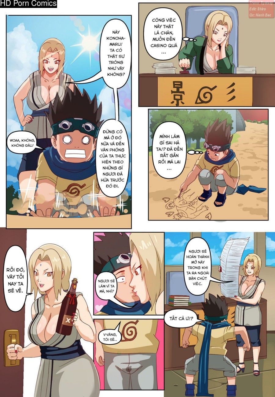 Tsunade & Konohamaru Comic Porn Oneshot page 10 - Giả Dược