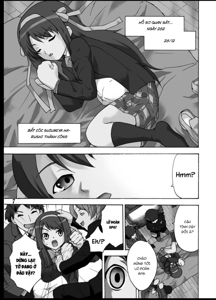 Tsuranuke! Suzumiya Haruhi Kyousei Shussan!! Oneshot page 8 - Giả Dược