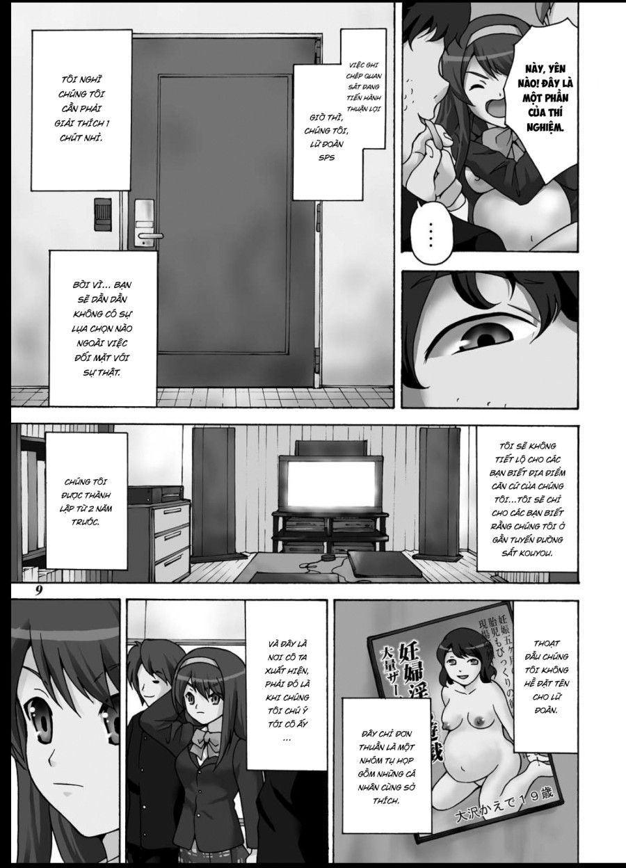Tsuranuke! Suzumiya Haruhi Kyousei Shussan!! Oneshot page 10 - Giả Dược