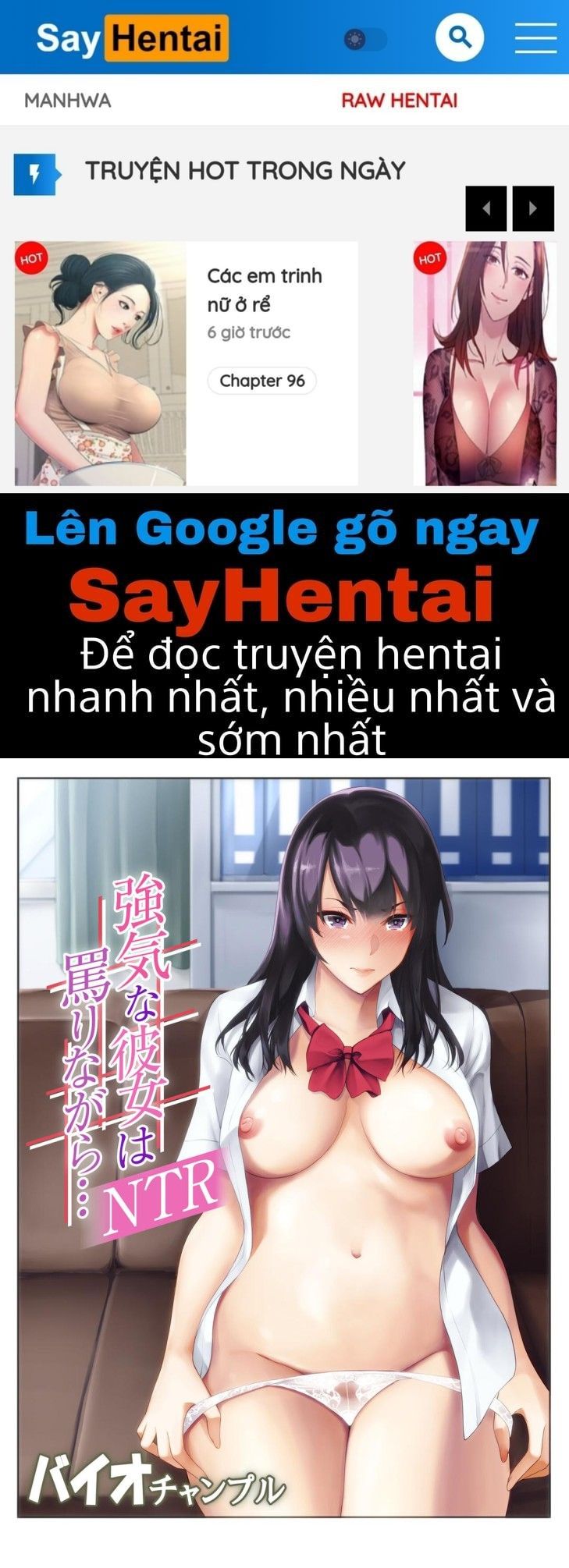 đọc truyện Tsuyoki Na Kanojo Wa Nonoshirinagara Ntr Chương 1 ảnh 1 tại Truyện Dạ Ký